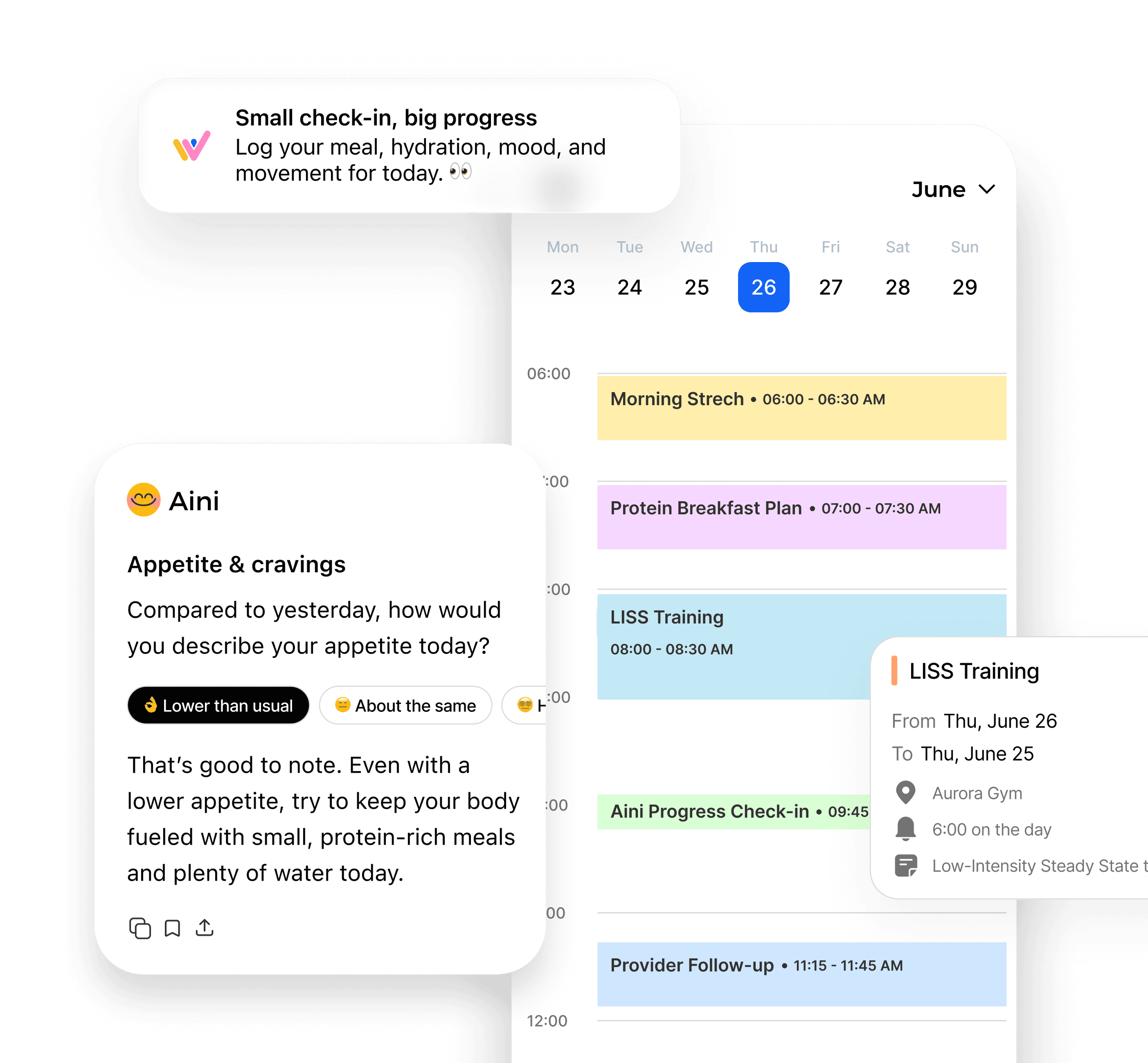 Aini GLP-1 journey app